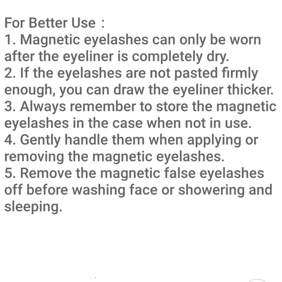 Magnetic Eyelashes 2 pair & Magnetic Eyeliner Set - Picture 4 of 7